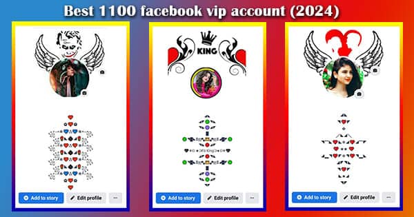 Best 1100 facebook vip account (2024)