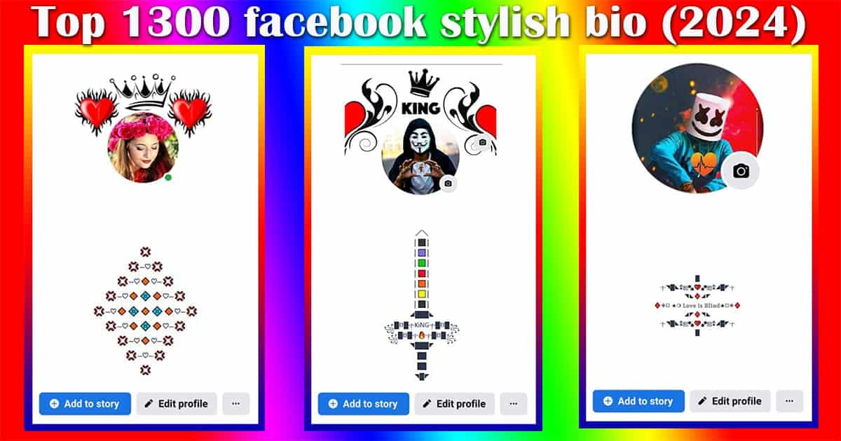 Top-1300-facebook-stylish-bio-(2024)