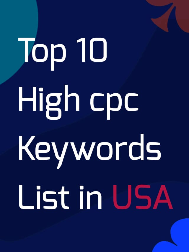 Top 10 high cpc keywords list in USA