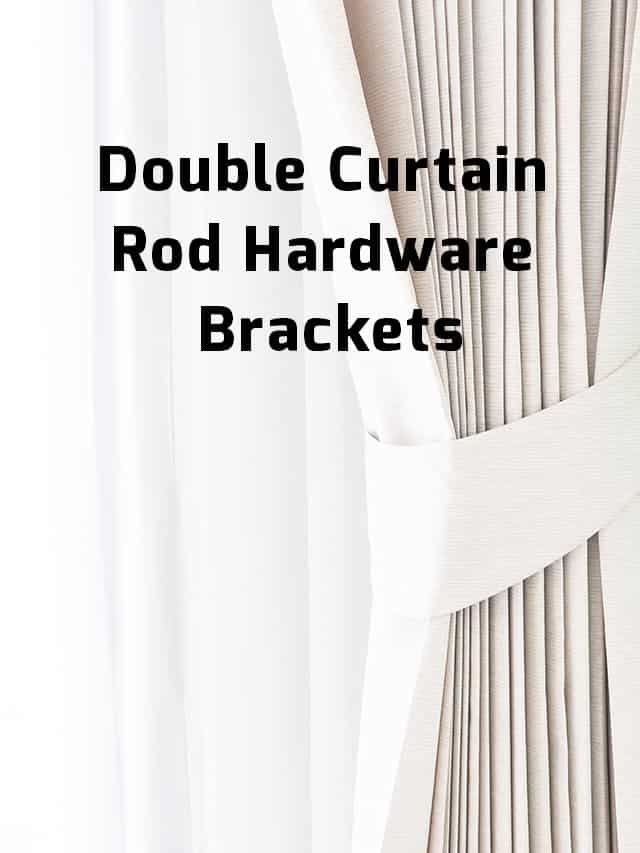 Double Curtain Rod Hardware Brackets